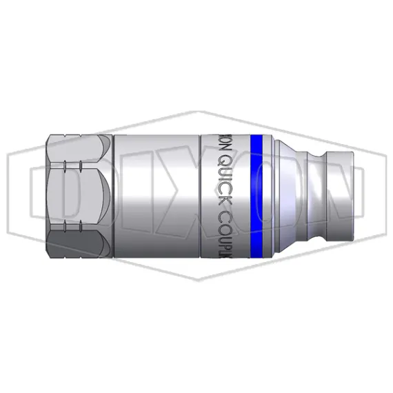 HTE-Series Correct Connect® Under Pressure Flush Face Female Plug CAD 