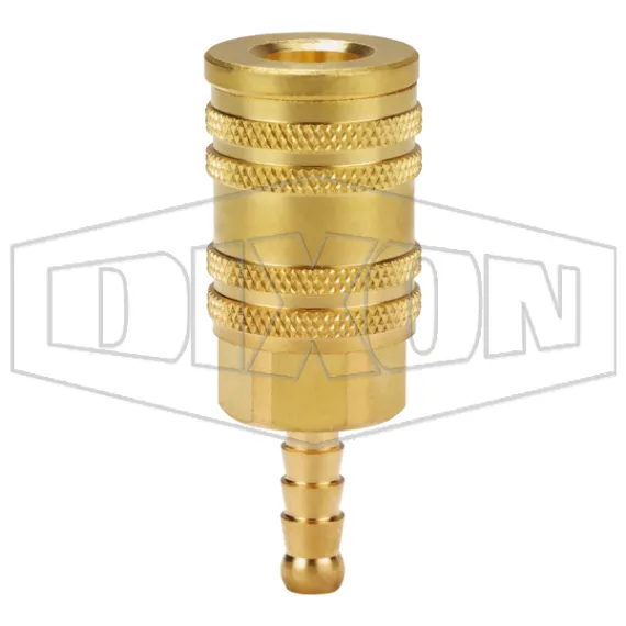M-Series ARO Pneumatic Manual Standard Hose Barb Coupler