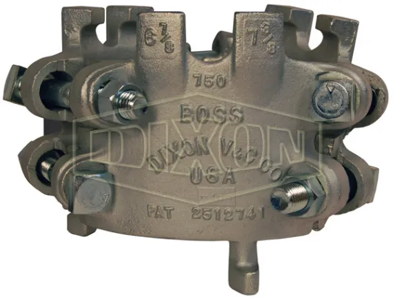 6 bolt 3 finger boss clamp