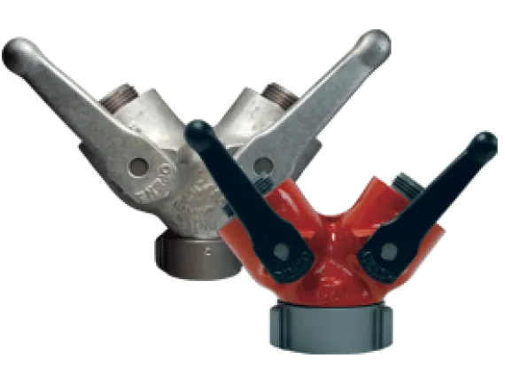 Forestry-Grade-Aluminum-quarter-Turn-Ball-Type-Wye-Valve