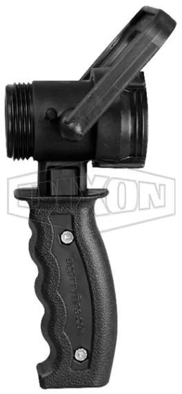 Polycarbonate Ball Shut-Off with Pistol Grip