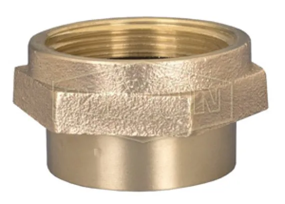 Female to Male Hex Nipple Brass