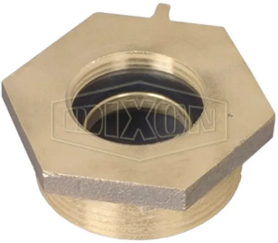 Female to Male Hex Nipple Brass