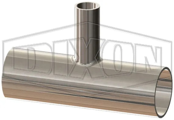 bio-pharmaceutical fittings bpe weld x weld x weld reducing tees