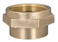 brass female to male hex nipple