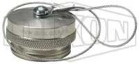 quick disconnects ws series high pressure wingstyle interchange dust plugs aluminum body with steel cable