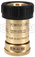 brass bumper fog nozzle