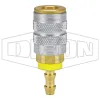 F-Series Pneumatic Manual Push-Loc Hose Barb Coupler