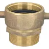 Brass female swivel to male adapters fire adapters and connections